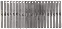 Precision Brand 19740 Steel Thickness Feeler Gage Poc-Kit Assortment, 1/2" Width, 5" Length, 20 Blades