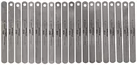 Precision Brand 19740 Steel Thickness Feeler Gage Poc-Kit Assortment, 1/2" Width, 5" Length, 20 Blades