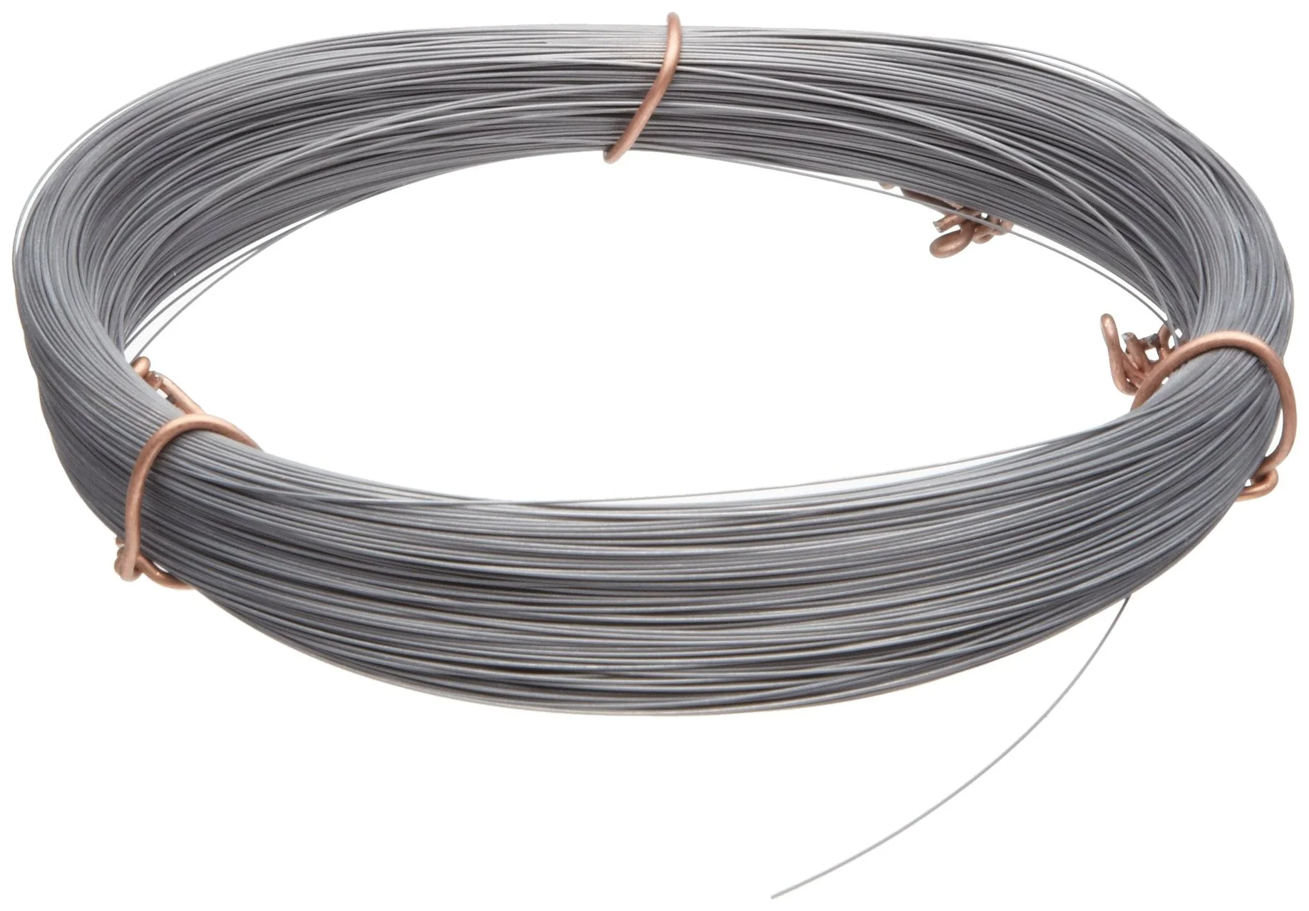 Small Parts 21222 High Carbon Steel Wire, #2B (Smooth) Finish, Full Hard Temper, ASTM A228, 0.022" Diameter, 193' Length