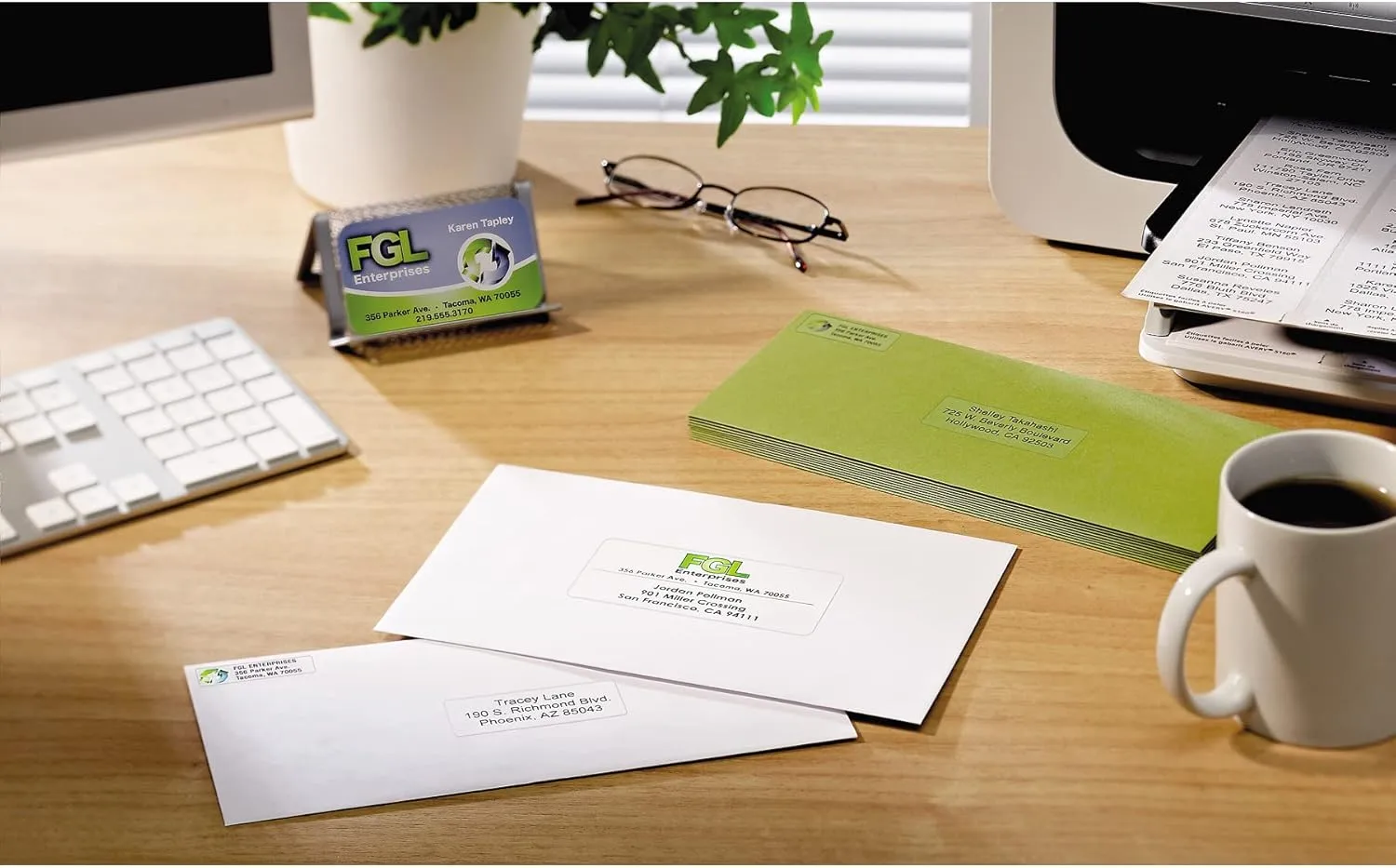 PRES-a-ply Laser Address Labels, 1 x 2-5/8, White, 3000/Box