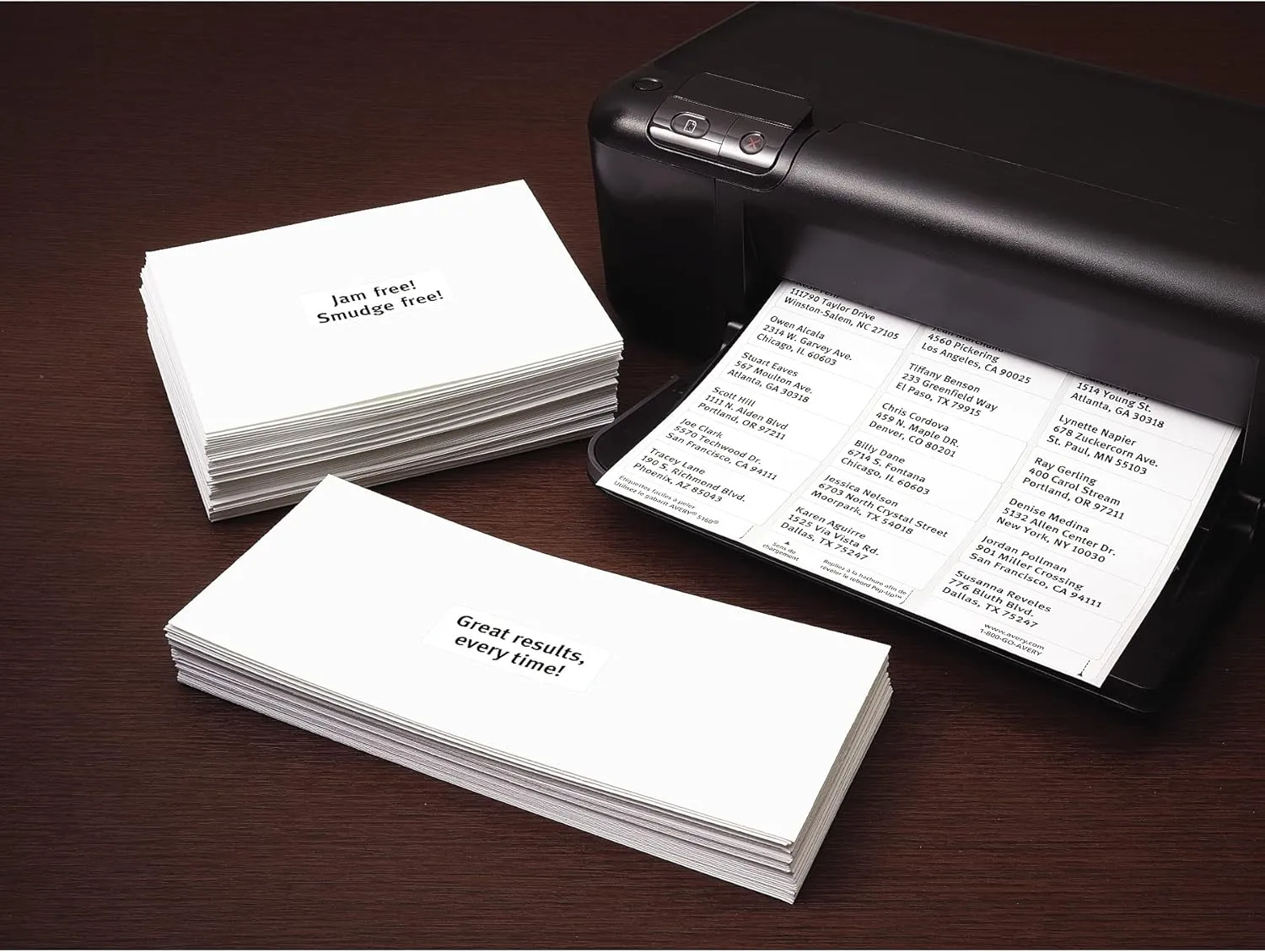 PRES-a-ply Laser Address Labels, 1 x 2-5/8, White, 3000/Box