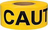 Presco 764-SB3102Y16 2 mil Caution Barricade Tapes, Yellow