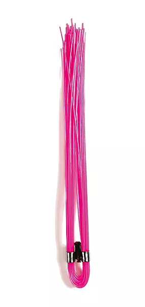 Presco W6*PG 6" Pink Glo PVC Marking Whisker, 6" Height, 0.25" Wide, 0.25" Length