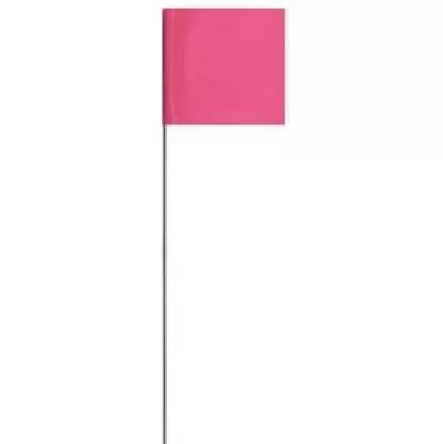 Presco Marking Flags, PresGlo Pink - 100/Case