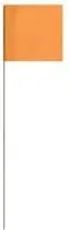 Presco 764-2321G 2 x 3 x 21 in. Wire Green Stake Flag