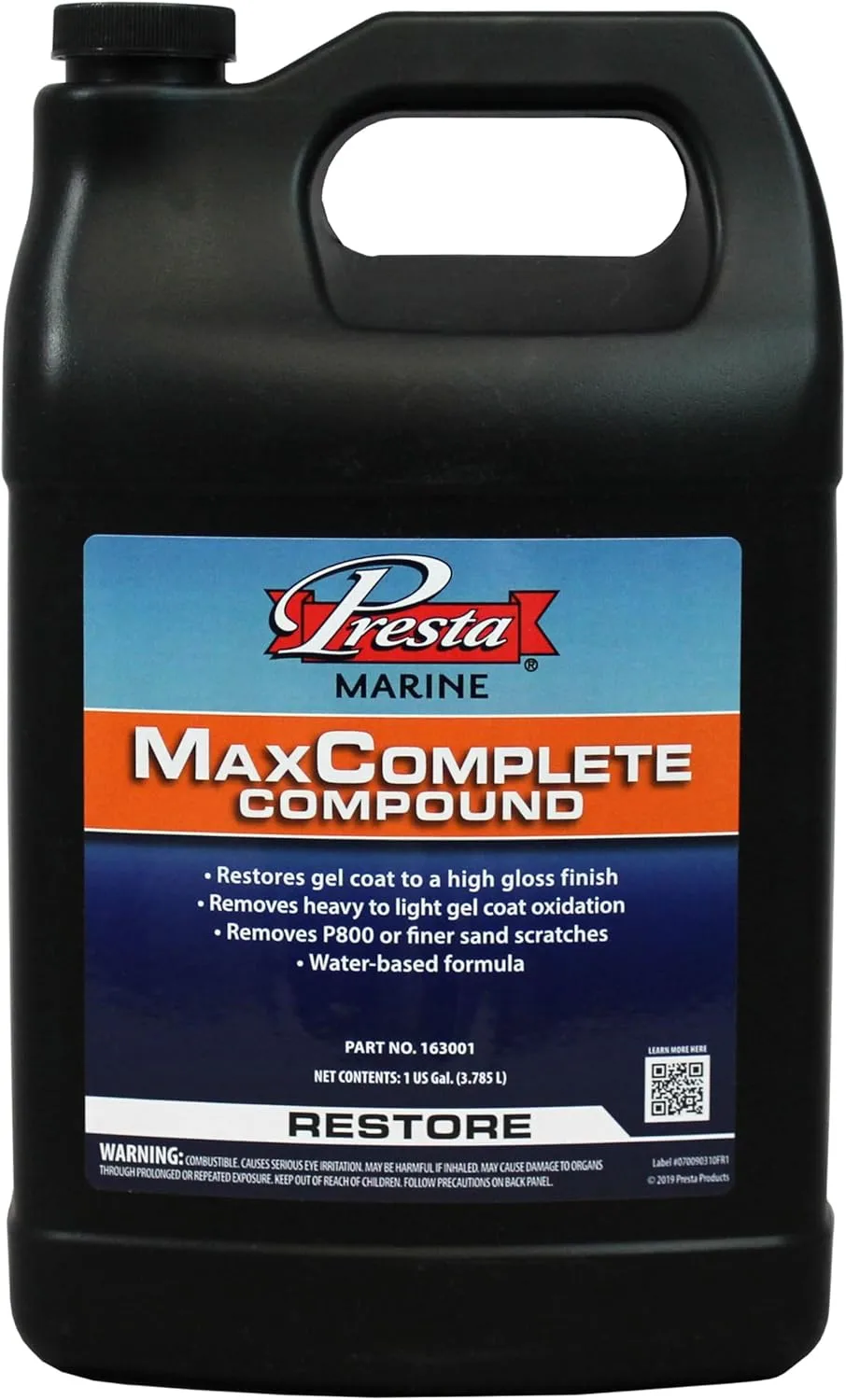 Presta MaxComplete Compound 1 Gallon (163001)