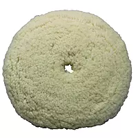 PRESTA PST-890141 White Wool Aggressive Cutting Compounding Pad - 9"