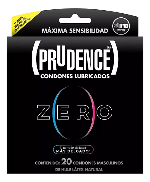 Prudence Zero Condones Ultra Delgados C/20pz