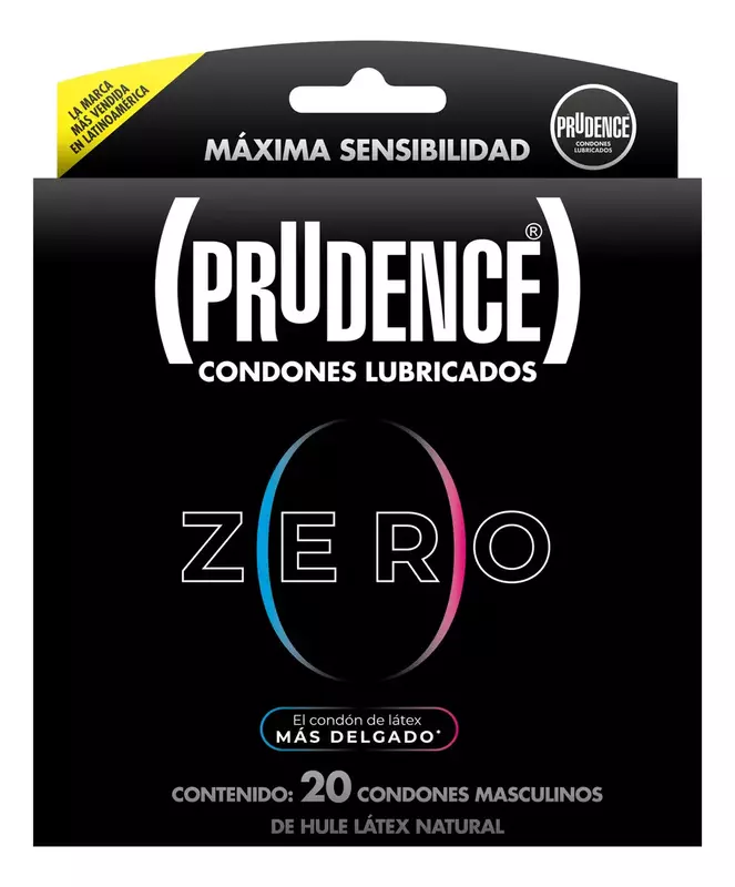 Prudence Zero Condones Ultra Delgados C/20pz