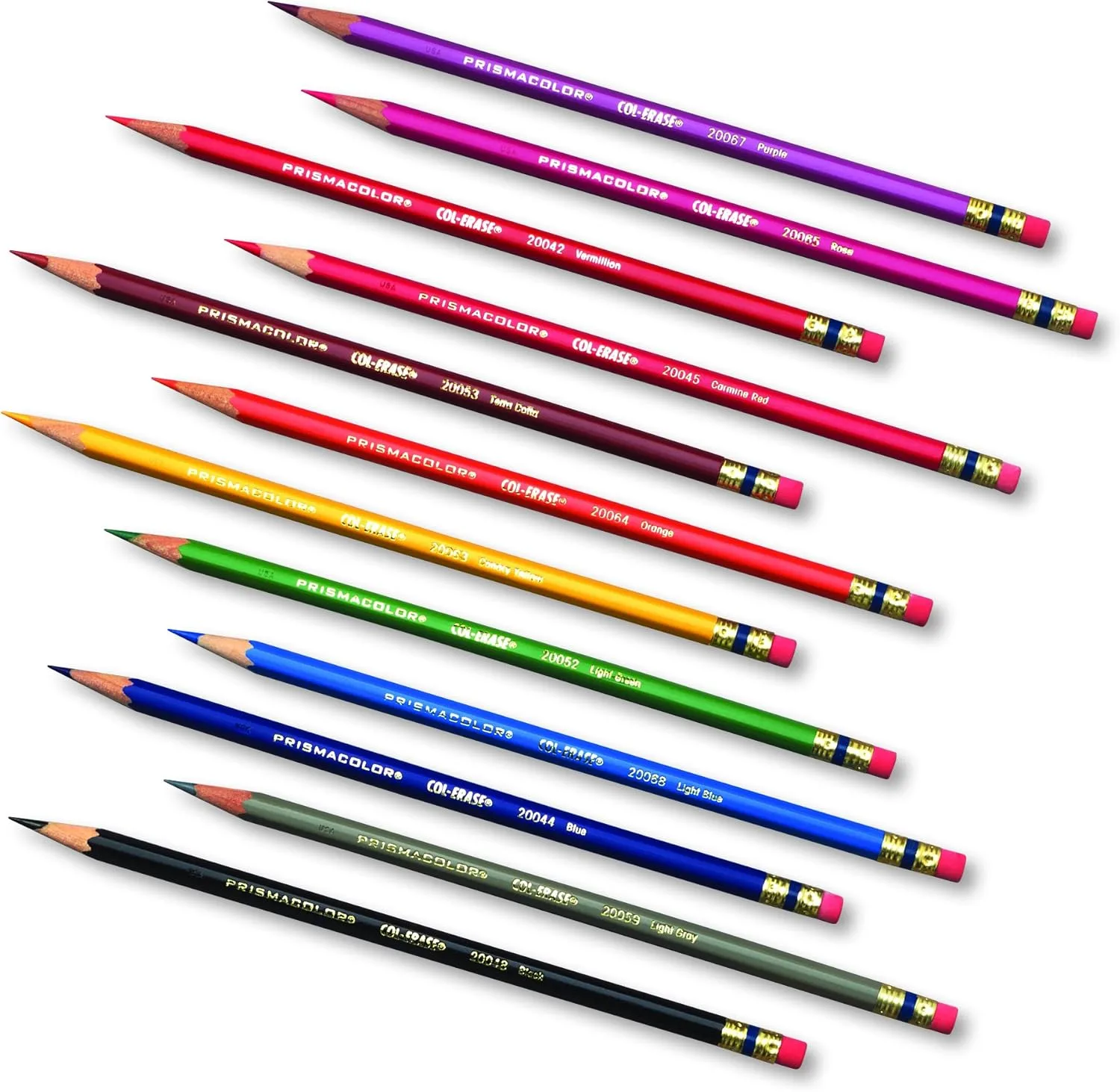 Prismacolor Col-Erase Erasable Colored Pencils