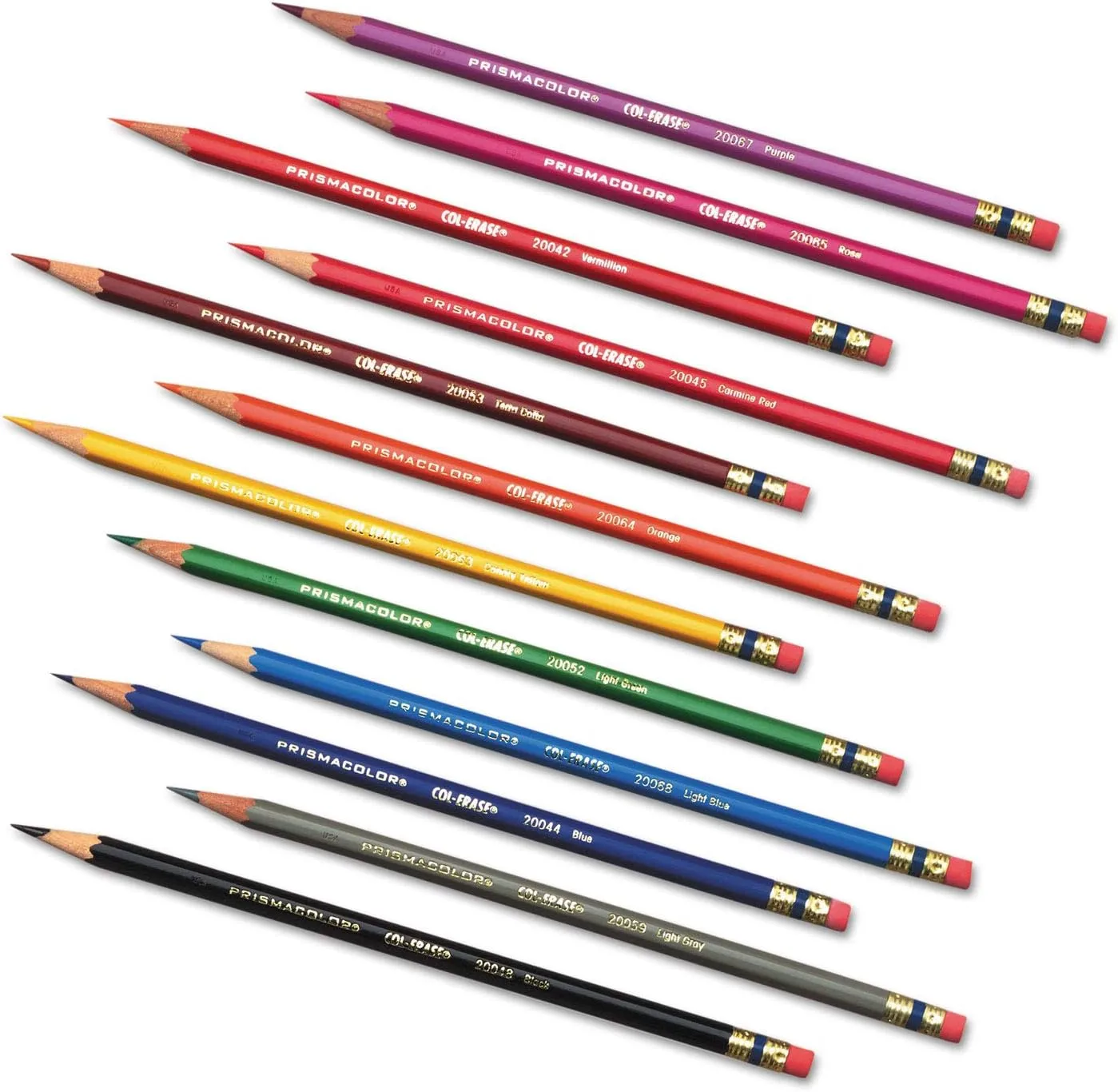 Prismacolor Col-Erase Erasable Colored Pencils
