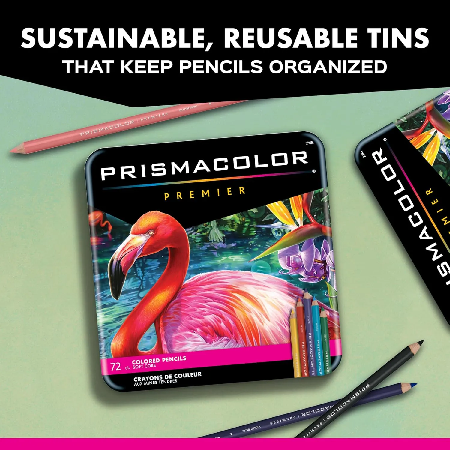 Prismacolor Premier Colored Pencils, Soft Core, Assorted Colors, 24 Count