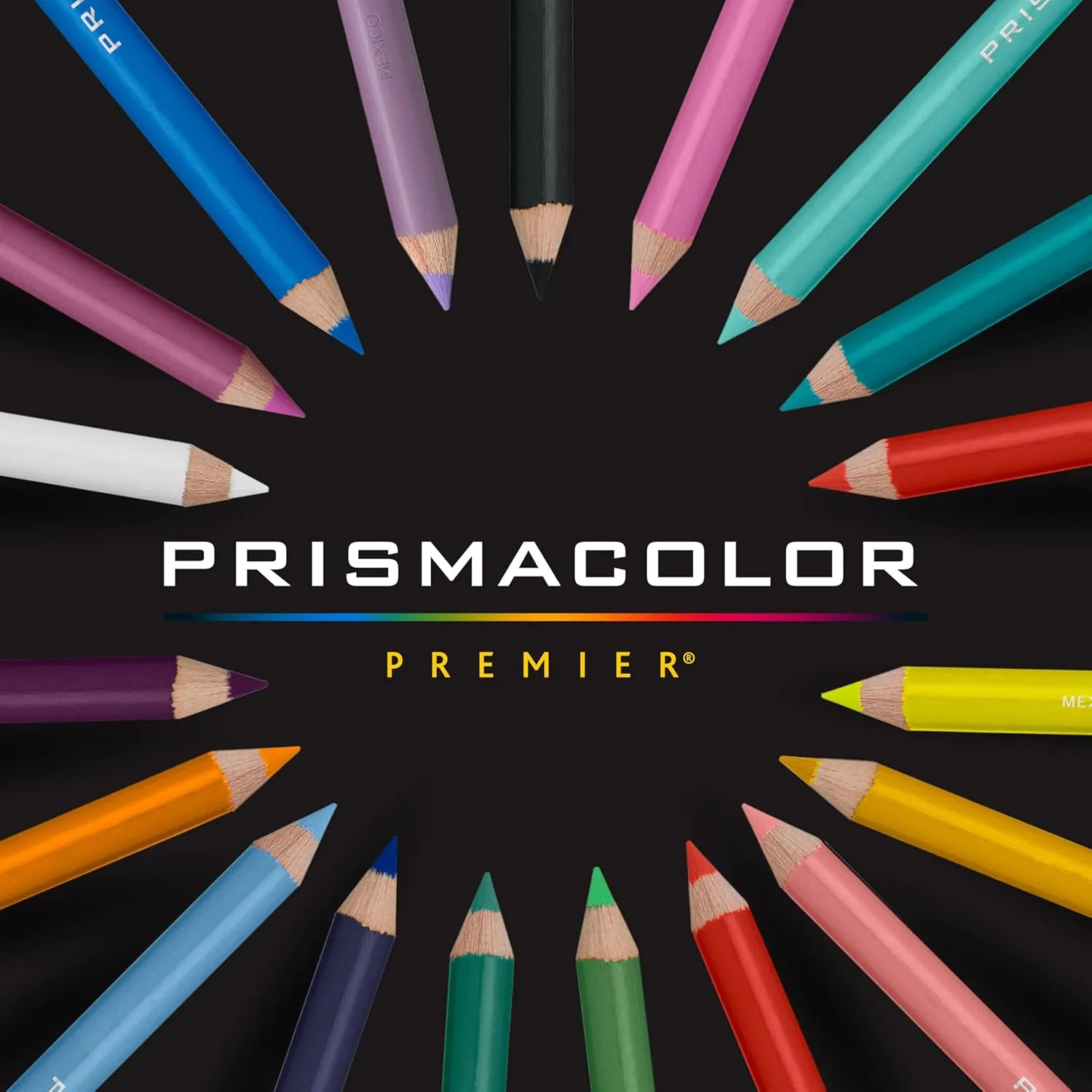 Prismacolor Premier Colored Pencils, Soft Core, Assorted Colors, 24 Count