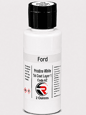 Ford Pristine White Tri Coat Code AZ Layer 1 (FW1-AZ-L1-02)
