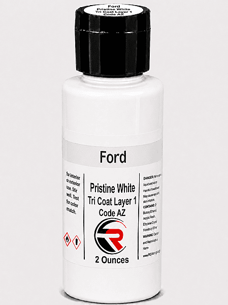Ford Pristine White Tri Coat Code AZ Layer 1 (FW1-AZ-L1-02) Ford Pristine White Tri Coat Code AZ Layer 1 (FW1-AZ-L1-02)