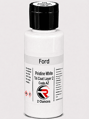 Ford Pristine White Tri Coat Code AZ Layer 2 (FW1-AZ-L2-02)