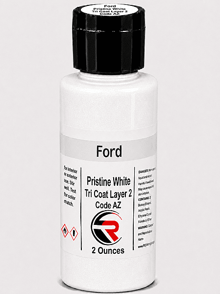 Ford Pristine White Tri Coat Code AZ Layer 2 (FW1-AZ-L2-02) Ford Pristine White Tri Coat Code AZ Layer 2 (FW1-AZ-L2-02)