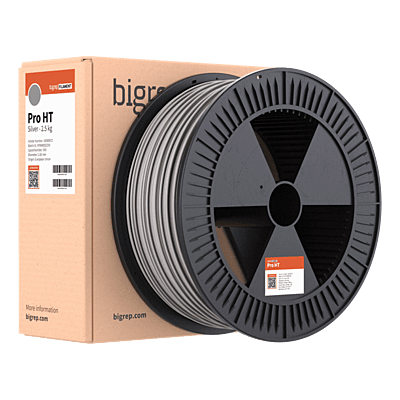 Pro HT - Industrial Filament - Silver - 2.5 kg Pro HT - Industrial Filament - Silver - 2.5 kg