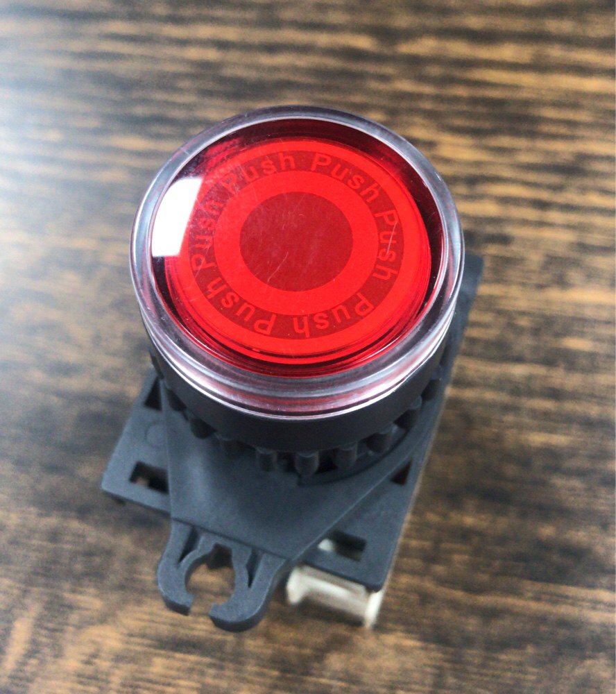 CNC PUSH BUTTON RECTANGULAR UNLATCH 24V