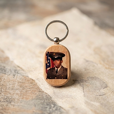 Personalized Photo Memorial Keychain