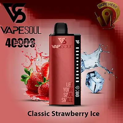 VAPESOUL 40K - Classic Strawberry Ice