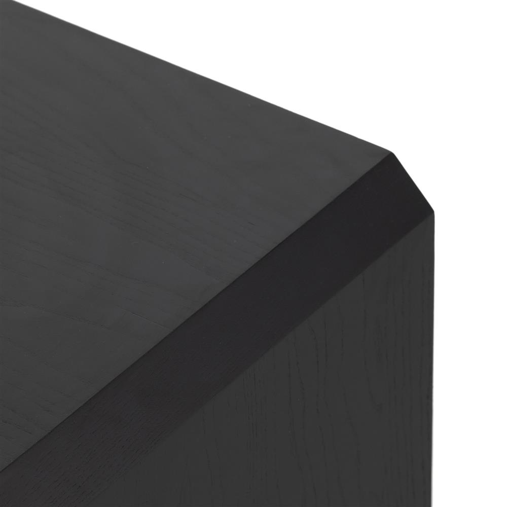 Joy Rustic Lodge Black Ash Wood Dresser