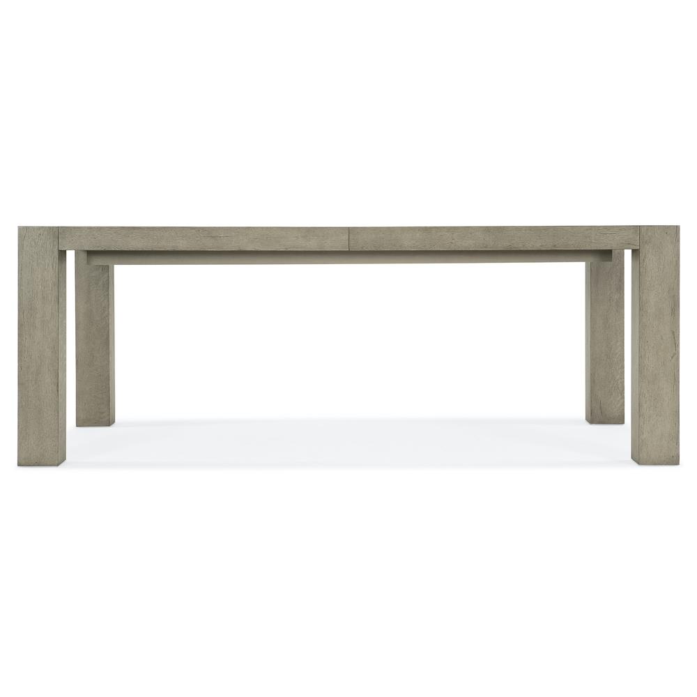 Luca Rustic Lodge Oak Wood Rectangular Extendable Dining Table - 82.25-106.25"W