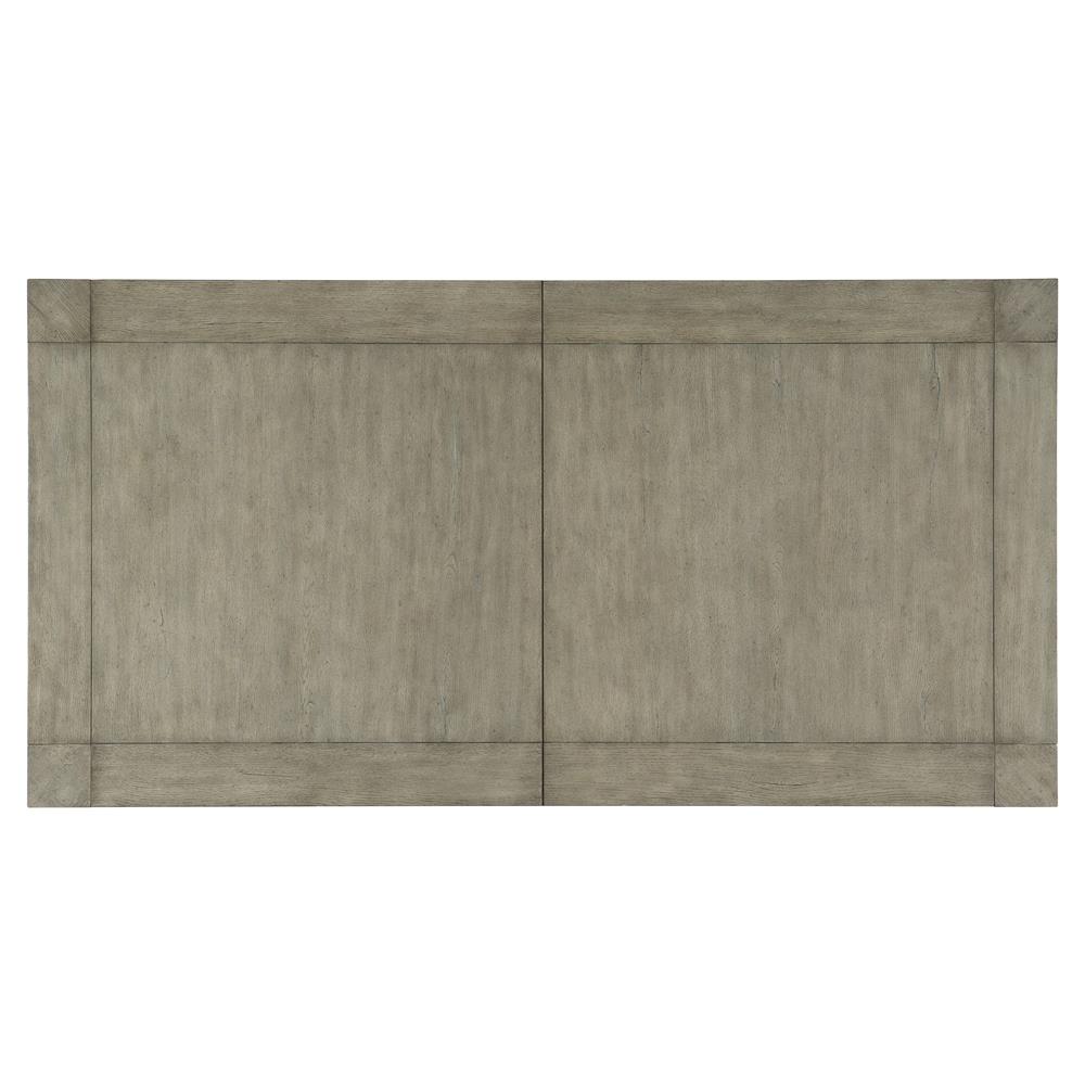 Luca Rustic Lodge Oak Wood Rectangular Extendable Dining Table - 82.25-106.25"W