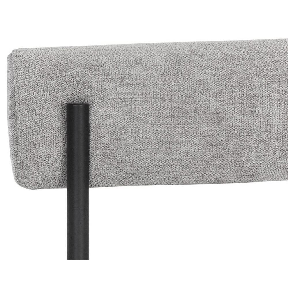 Sunpan Seneca Industrial Grey Performance Steel Dining Side Chair - Set of 2