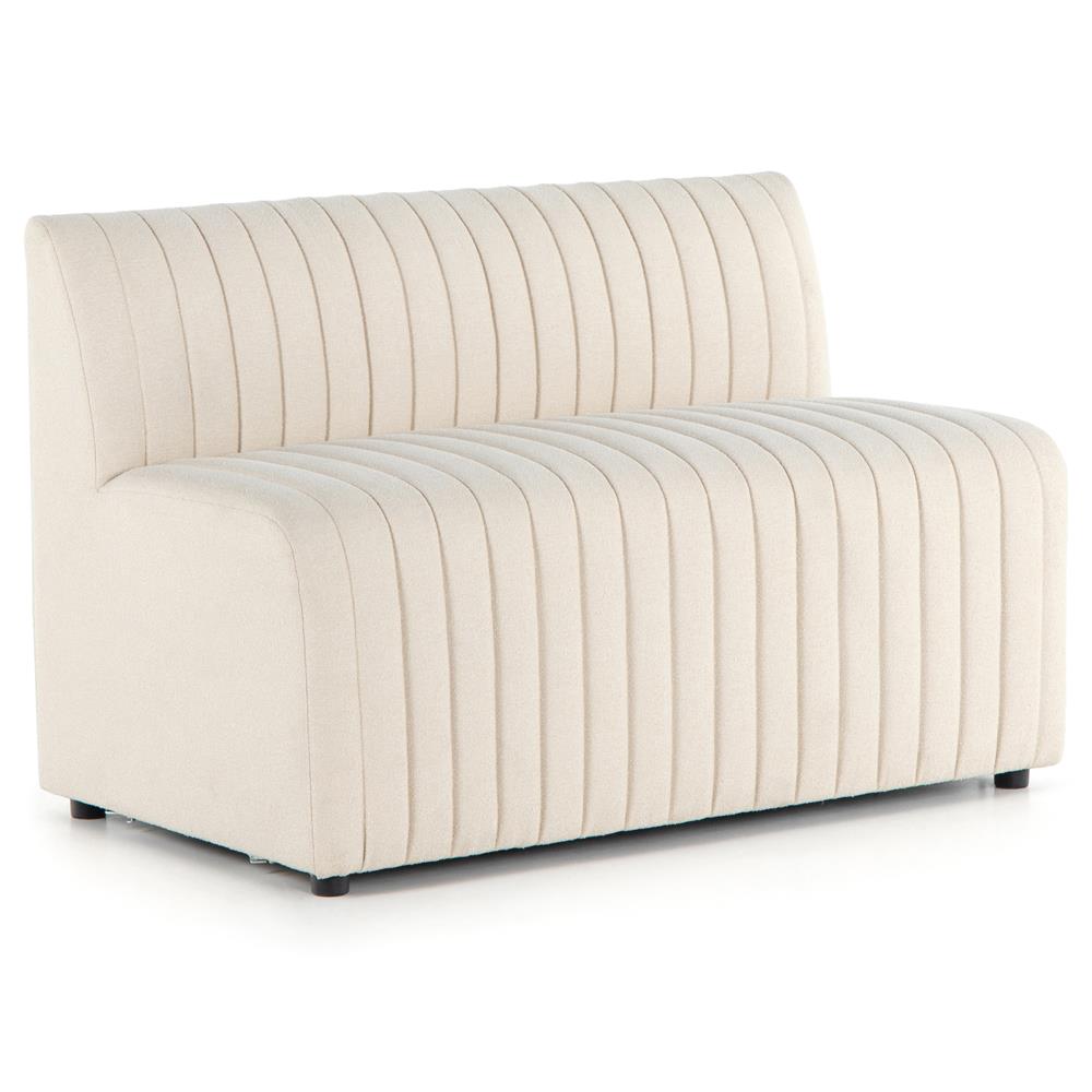 Leo Modern Classic Beige Performance Tufted Dining Bench