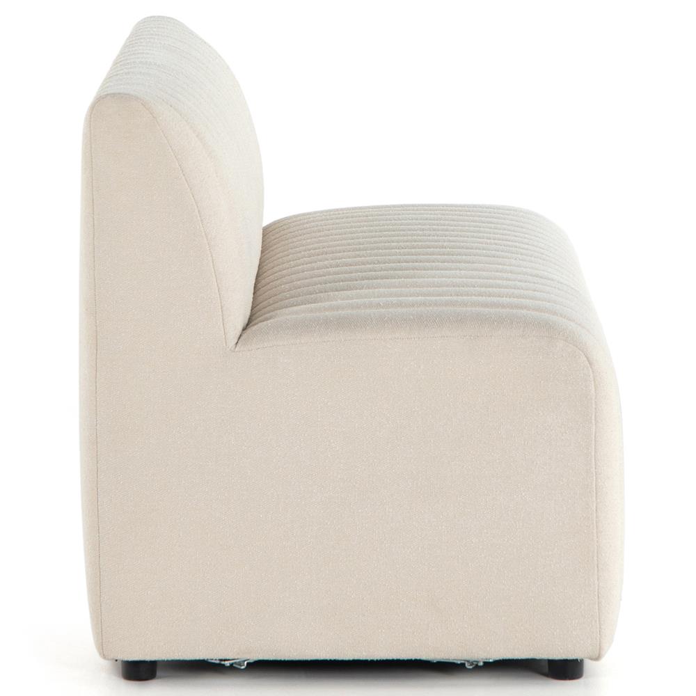 Leo Modern Classic Beige Performance Tufted Dining Bench