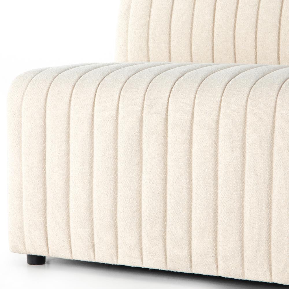 Leo Modern Classic Beige Performance Tufted Dining Bench