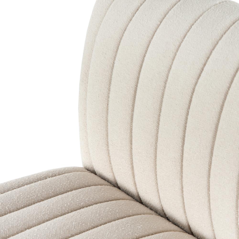 Leo Modern Classic Beige Performance Tufted Dining Bench