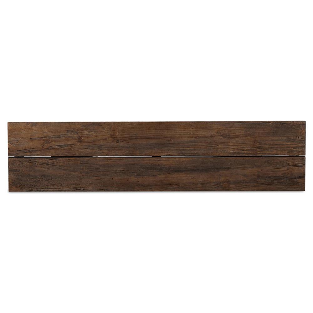 Atreus Rustic Lodge Brown Wood Rectangular Console Table