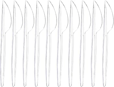 Clear Turkish Knife - Pack of 50 Pieces