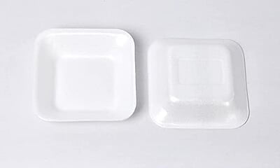 Foam Plate Size 1/8 kg - Pack of 100 Plates