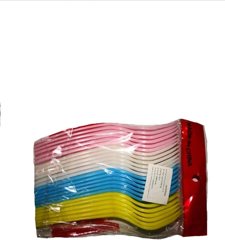 Pack of Small Colored Forks - Pack of 24 Pieces
