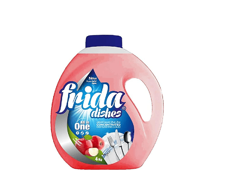 Freida Concentrated Dishwashing Liquid - Red Apple Scent - 4kg Package