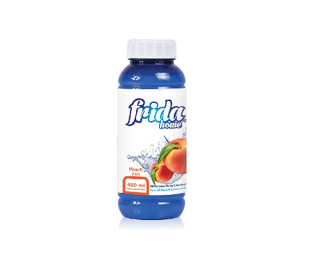 Freida Home Cleaner and Freshener for All Home Surfaces - Peach Scent - 480ml Package