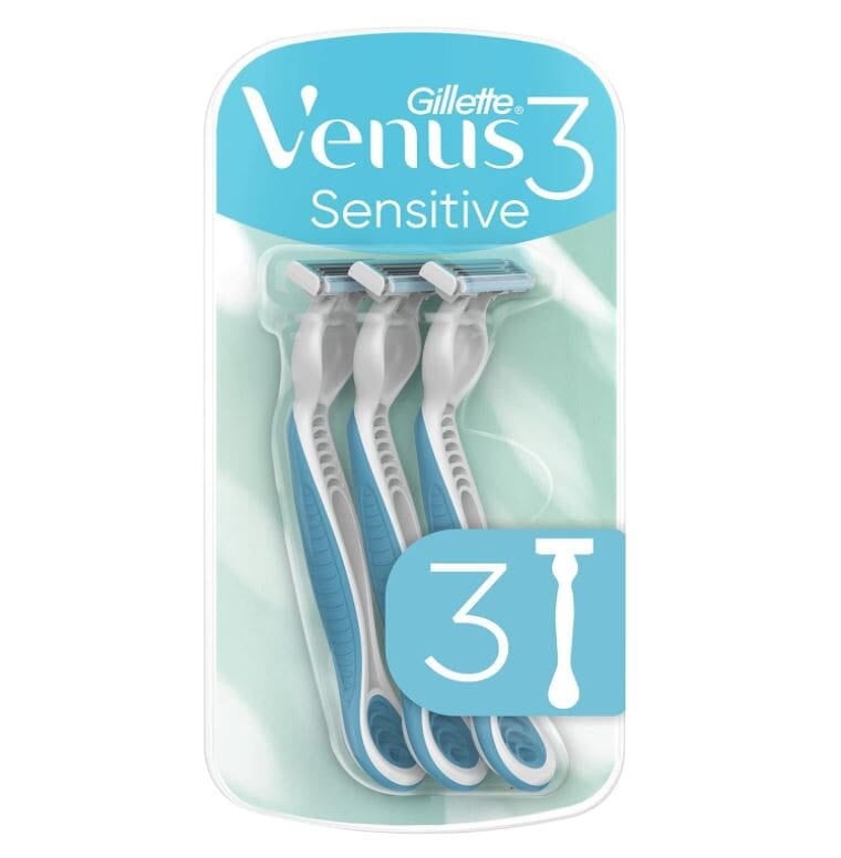 Venus Women's Razor for Sensitive Skin - 3 Pieces