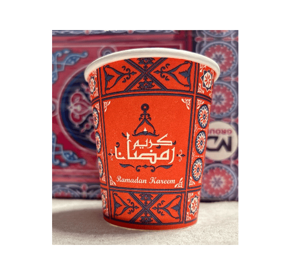 Ramadan Tent Design Red Cup Size 9 oz