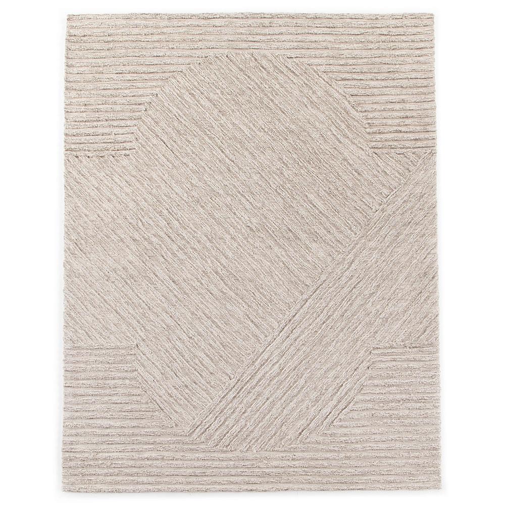Chase Coastal Beach Beige Textured Solid Outdoor Rug - 9'x12'