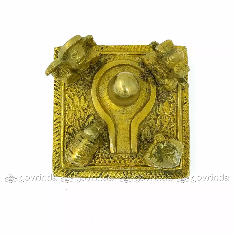 Lord Shiv parivar with Shivling / Brass Idol / Diwali Gift / Shiv Parvati Nandi Kartikey