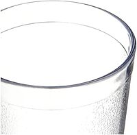 12 Piezas Vaso 12 Oz Policarbonato Transparente Irrompible
