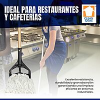 Repuestos de Trapeador Cut End |Mop de Pabilo de Rayón 570 g