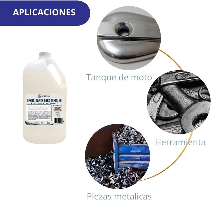 Desoxidante Para Metales Quita Oxido 4 Litros