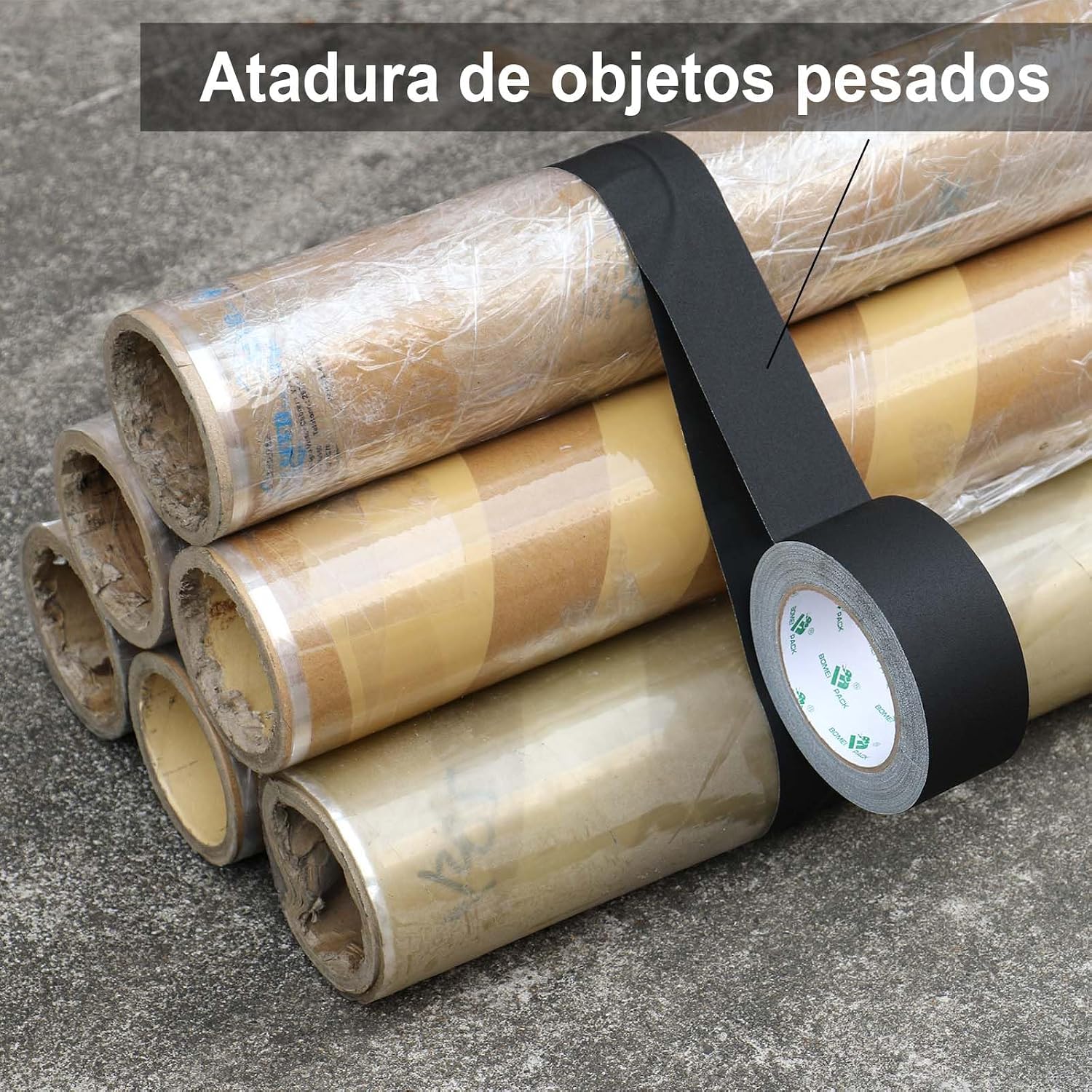 Cinta aislante, 1.88 Pulgadas X 20 Yardas 6 Rollos