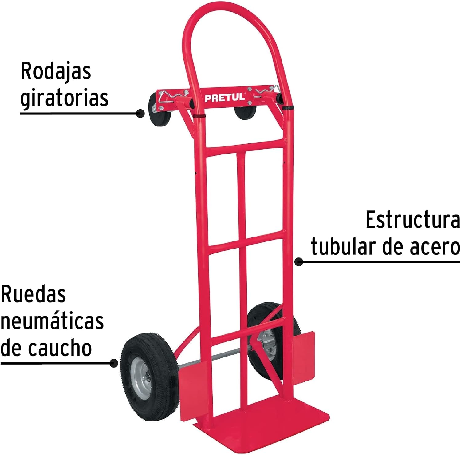Diablo de carga plataforma 385 kg