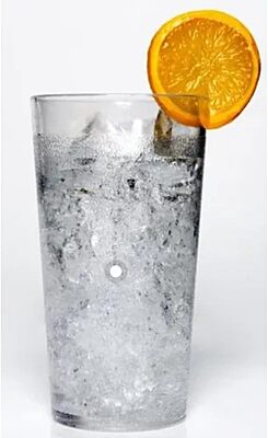 12 Piezas Vaso 12 Oz Policarbonato Transparente Irrompible