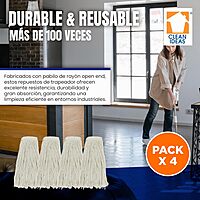 Repuestos de Trapeador Cut End |Mop de Pabilo de Rayón 570 g
